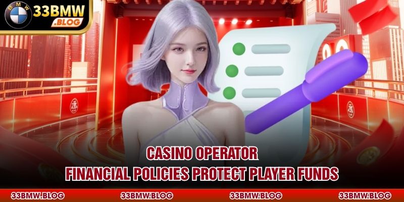 Casino operator financial policies protect player funds