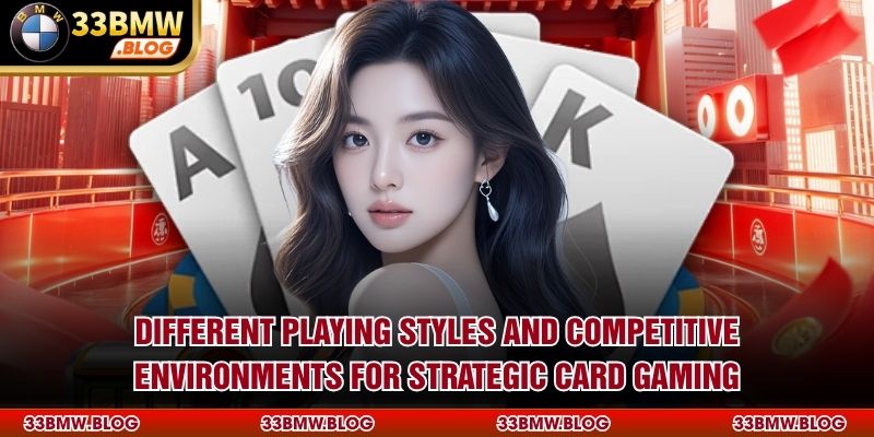 Different playing styles and competitive environments for strategic card gaming