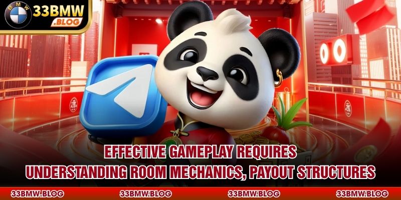 Effective gameplay requires understanding room mechanics, payout structures
