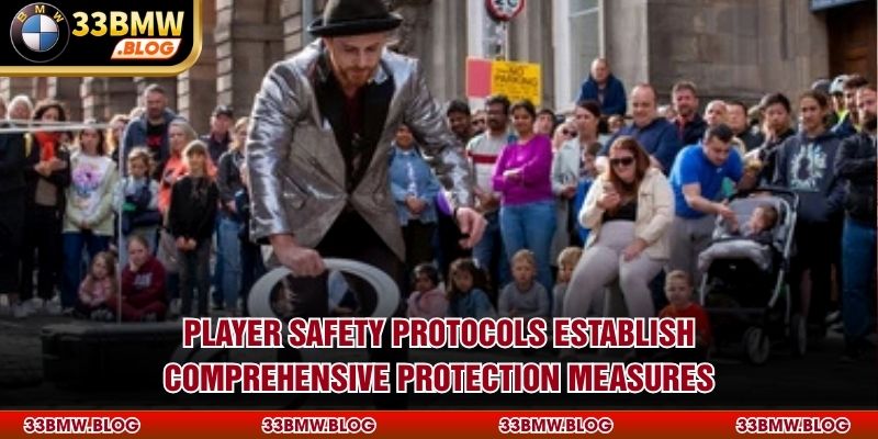 Player safety protocols establish comprehensive protection measures