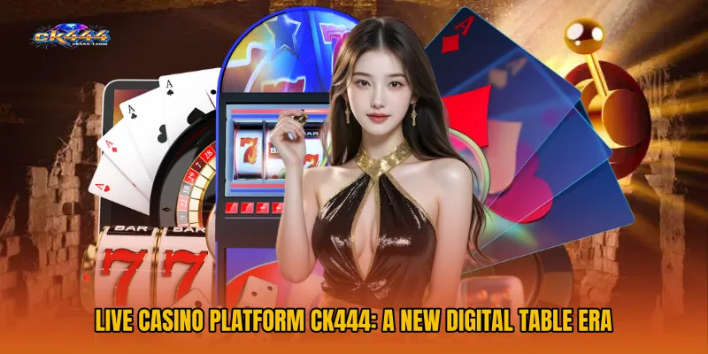 Live Casino Platform CK444: A New Digital Table Era