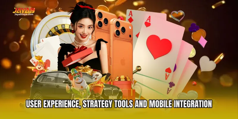 User experience, strategy tools, and mobile integration