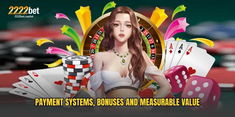 Payment Systems, Bonuses and Measurable Value