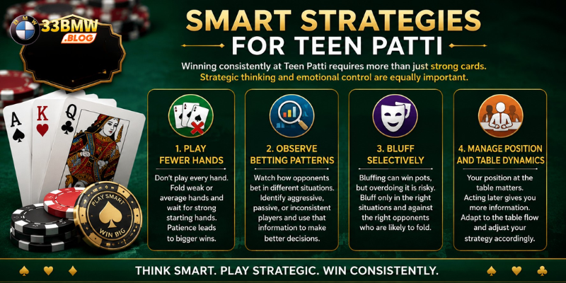 Smart Strategies for Teen Patti