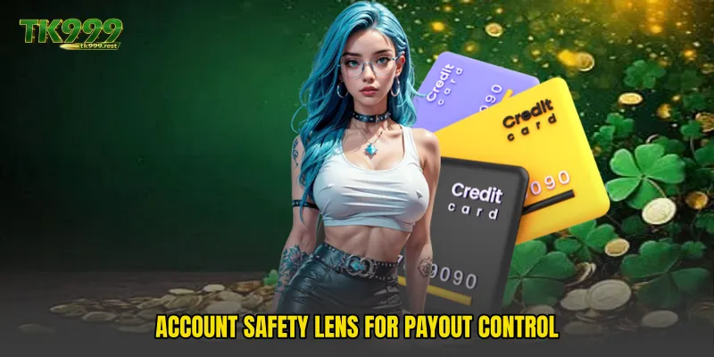 Account safety lens for payout control
